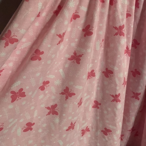 🦋Pink butterfly summer dress 6X - Picture 2 of 8
